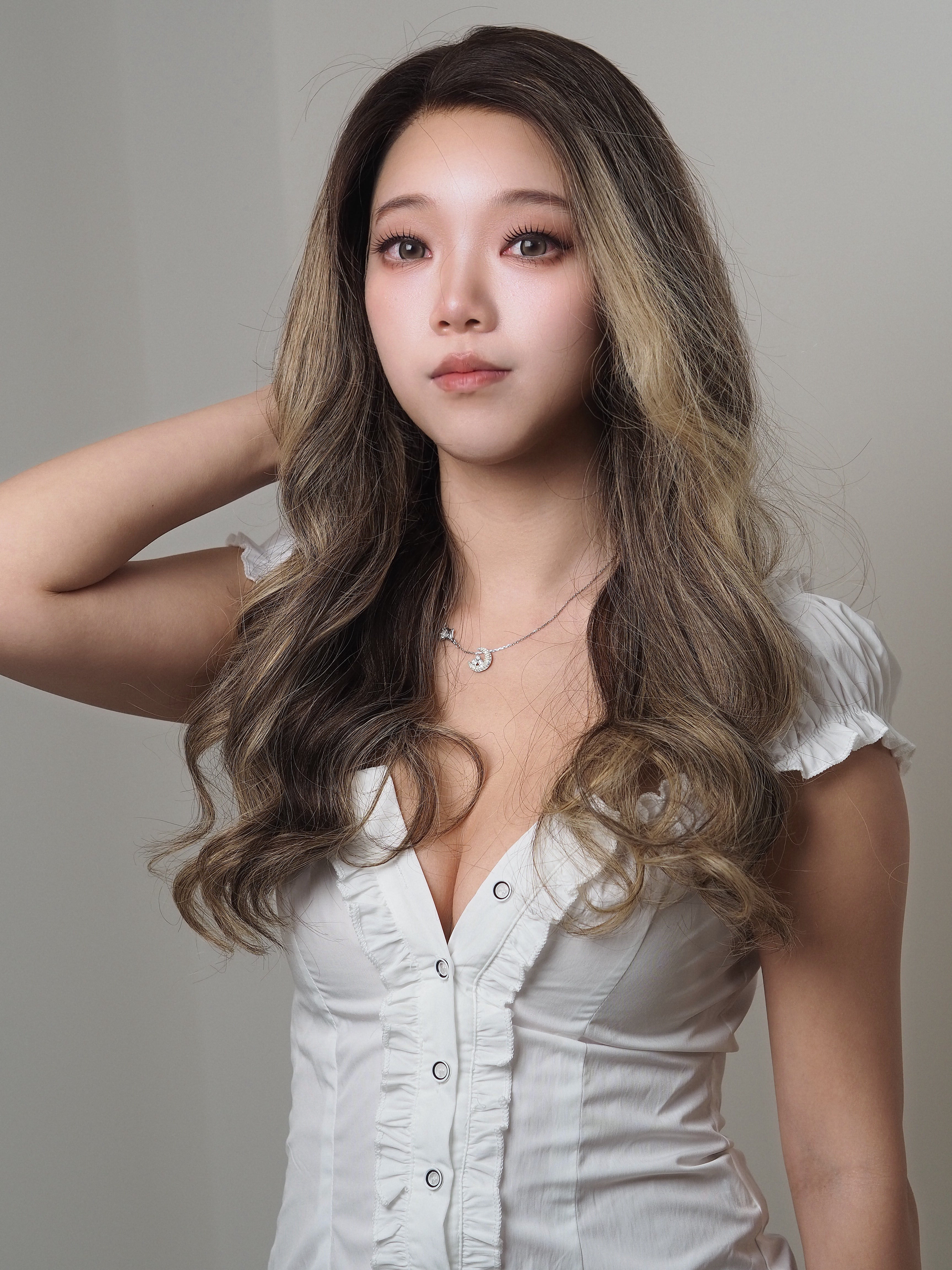 Kaia | Brunette Wave Virgin Hair 13x6 Lace Frontal Wig 18"