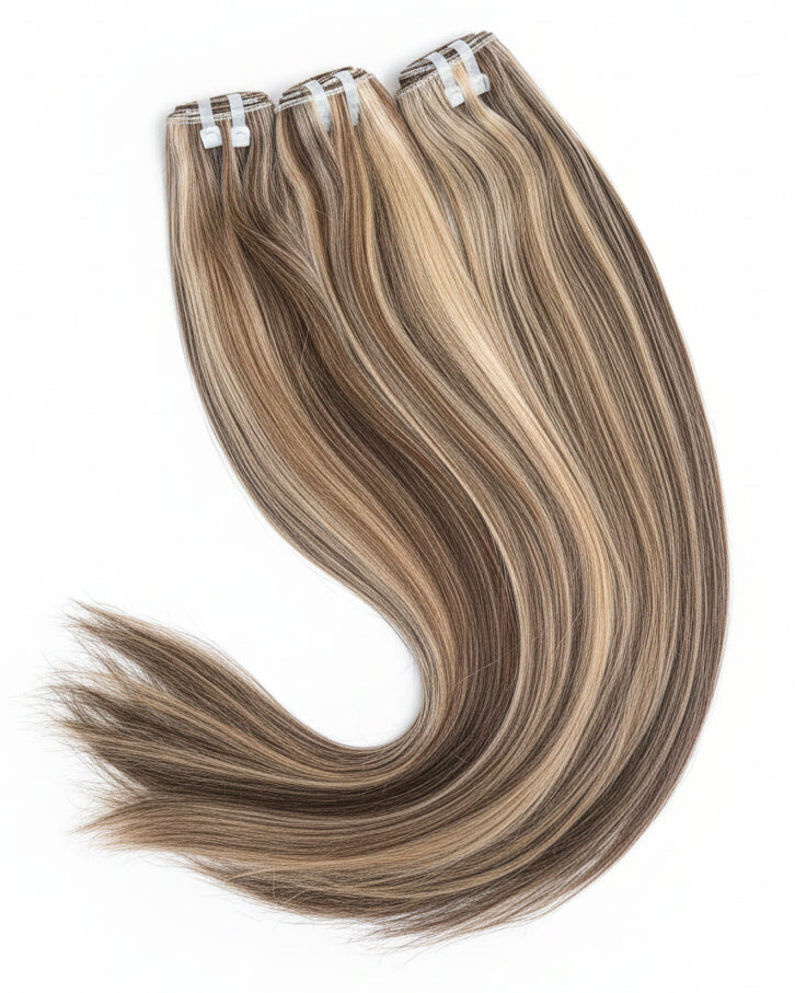 Moonstone Drift - Mushroom Blonde Multi-tonal Blend Raw Single Donor Vietnamese Hair