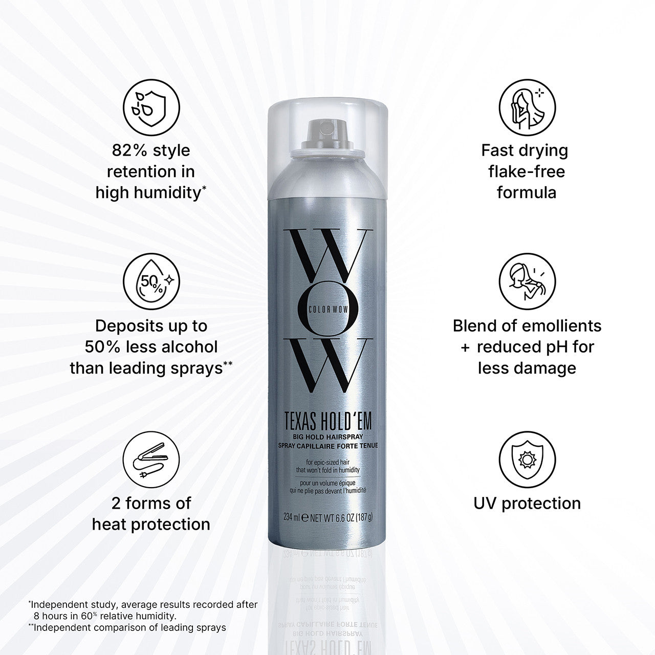 COLOR WOW Texas Hold'em Big Hold Hairspray