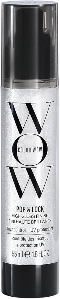 Color Wow hair product with black and white design on a white background