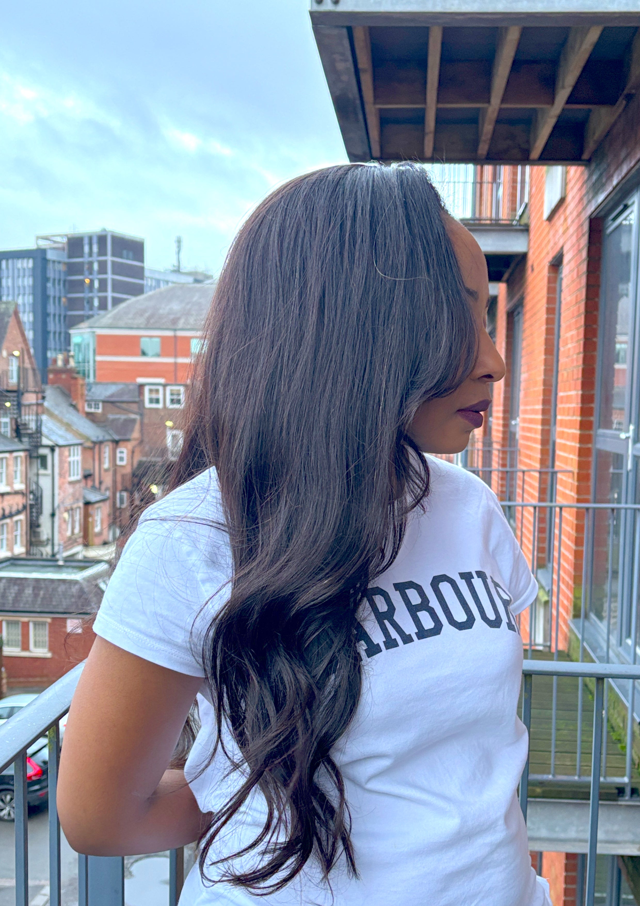 Indonesian Raw Bone Straight Flip-Over Wig (Half Wig) — 24" (1B)