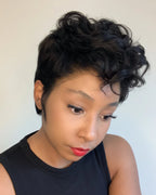 Jayda | Full Lace Curly Wave Pixie Wig in Virgin Hair