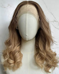 The Marielle Silk Top Wig | 22" Raw Vietnamese Hair Medical Wig in Pearl Calcite Blonde